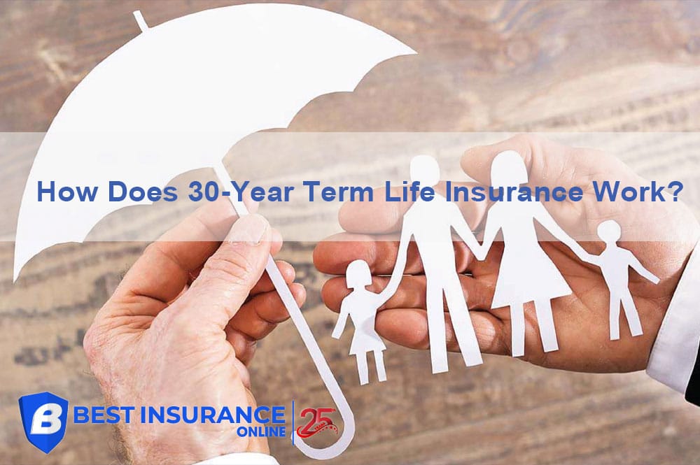 how does 30 year term life insurance work